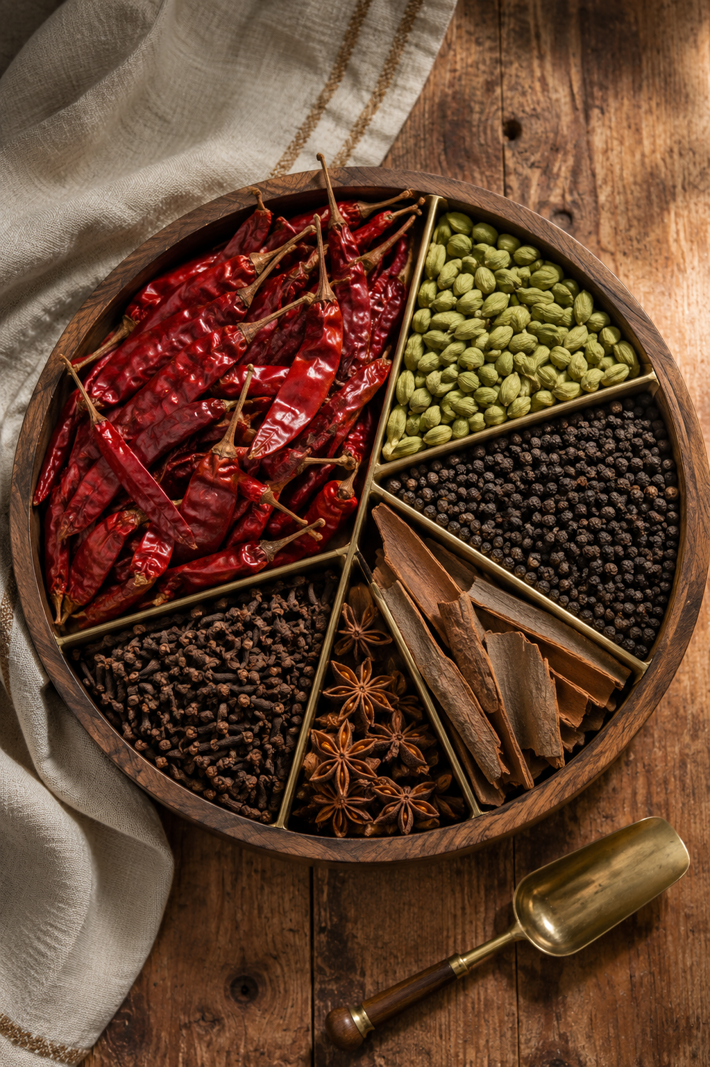 AVN Spices raw dry red chillies and whole spices